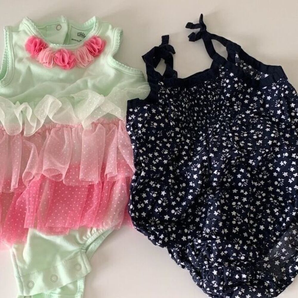 Little Me & Joe Fresh baby girl outfit size 6-12m